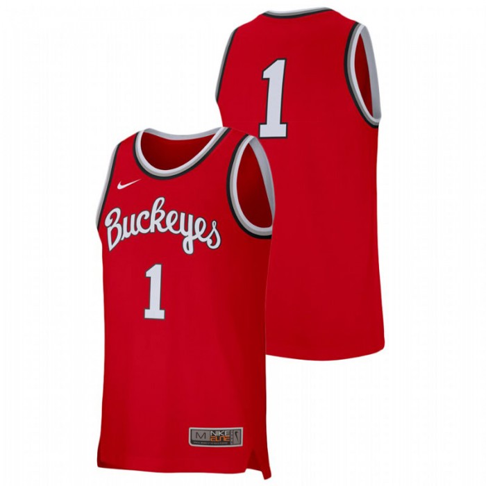 Men's Ohio State Buckeyes Scarlet Replica Jersey