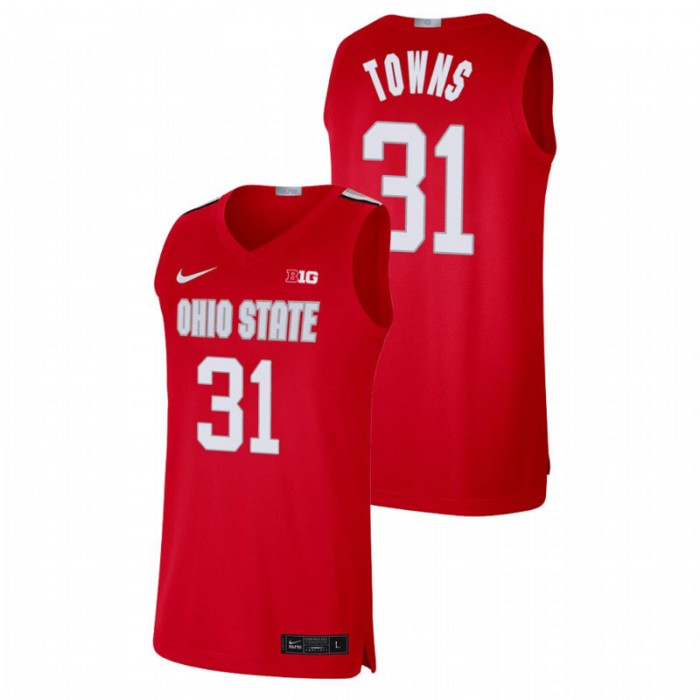 Ohio State Buckeyes Seth Towns Alumni Limited Basketball Jersey Scarlet For Men