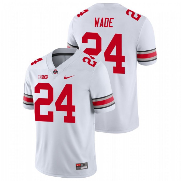Ohio State Buckeyes Shaun Wade College Football Playoff Game Jersey For Men White
