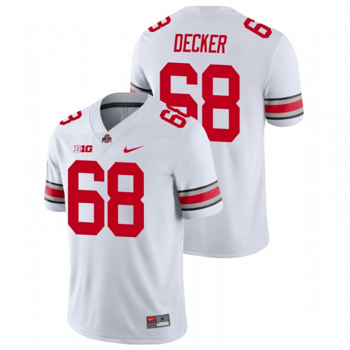 Taylor Decker Ohio State Buckeyes College Football White Game Jersey
