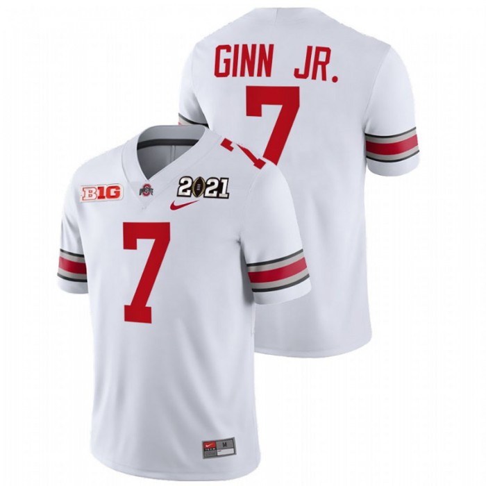 Ted Ginn Jr. Ohio State Buckeyes 2021 Sugar Bowl Champions White College Football Playoff Jersey