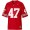 Ohio State Buckeyes #47 A.J. Hawk Red Football For Men Jersey