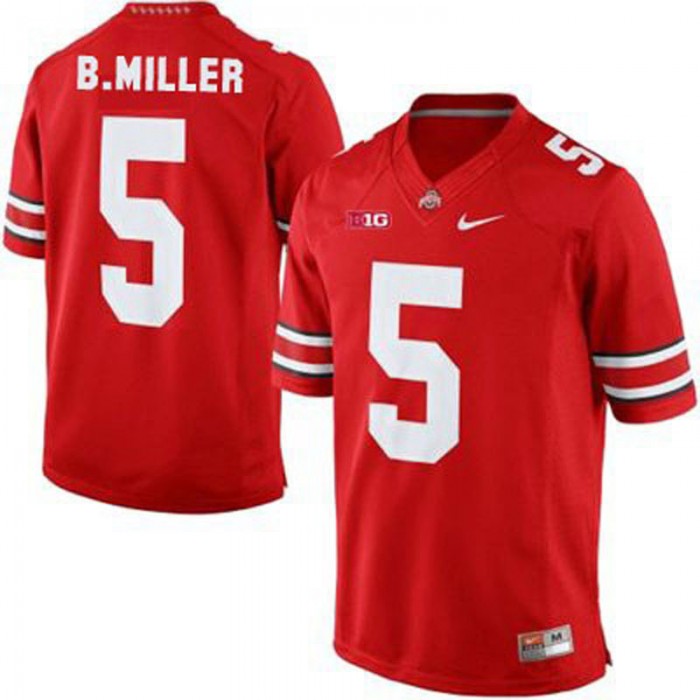 Ohio State Buckeyes #5 Braxton Miller Red Football Youth Jersey