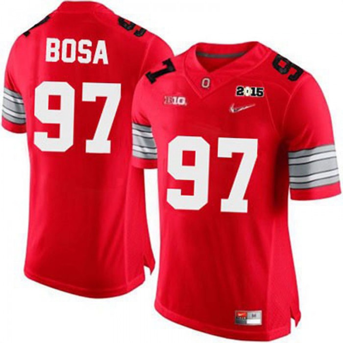 Ohio State Buckeyes #97 Joey Bosa Red Football For Men Jersey