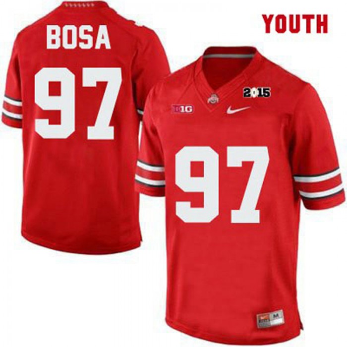 Ohio State Buckeyes #97 Joey Bosa Red Football Youth Jersey