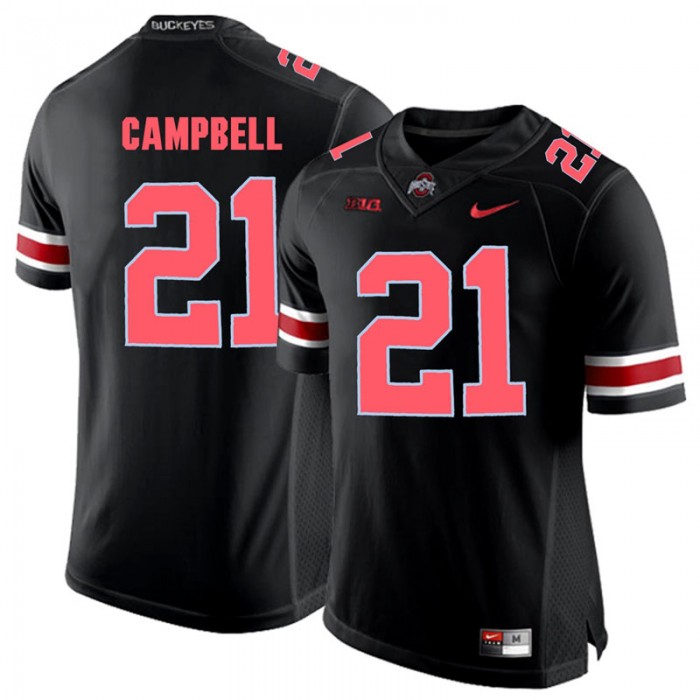 Ohio State Buckeyes Parris Campbell Blackout College Football Jersey