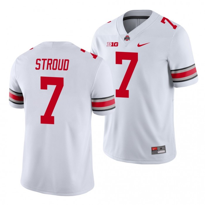 Ohio State Buckeyes C.J. Stroud Game For Men Jersey-White