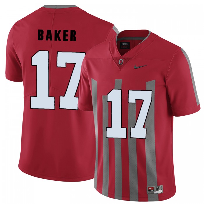 Ohio State Buckeyes Jerome Baker Red College Football Jersey