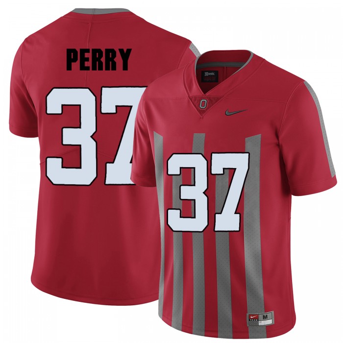 Ohio State Buckeyes Joshua Perry Red College Football Jersey