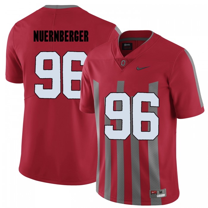 Ohio State Buckeyes Sean Nuernberger Red College Football Jersey