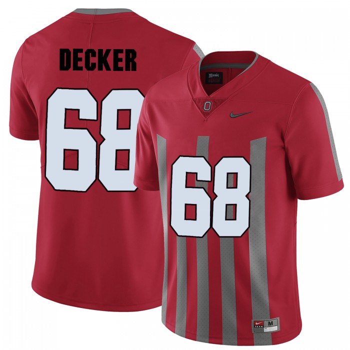 Ohio State Buckeyes Taylor Decker Red College Football Jersey