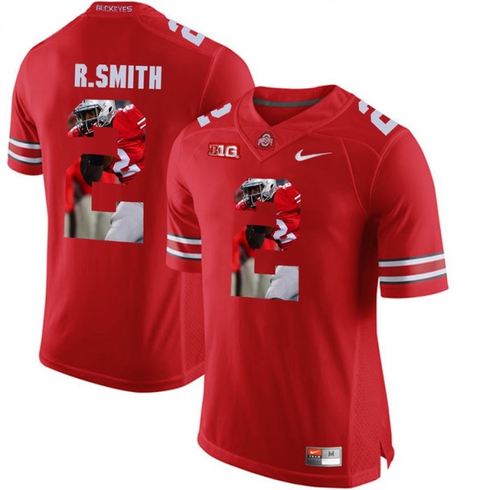 Rod Smith Ohio State Buckeyes Scarlet Player Pictorial Fashion Jersey