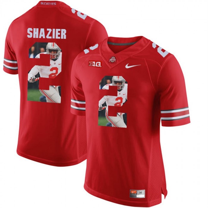 Ryan Shazier Ohio State Buckeyes Scarlet Player Pictorial Fashion Jersey
