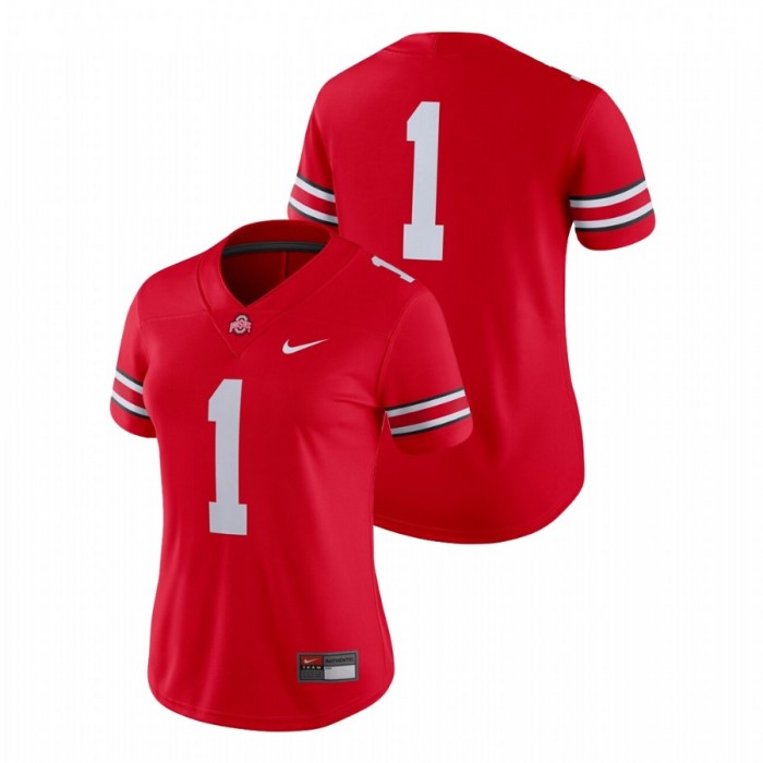 Women's Ohio State Buckeyes Scarlet Game College Football Jersey