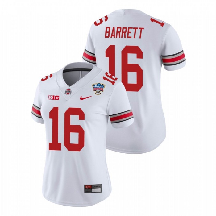 Ohio State Buckeyes J.T. Barrett 2021 Sugar Bowl College Football Jersey Women's White