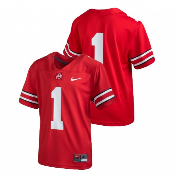 Youth Ohio State Buckeyes Scarlet Untouchable Football Jersey