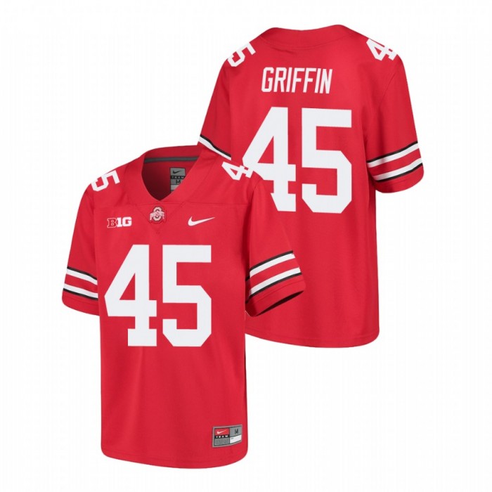 Ohio State Buckeyes Archie Griffin College Football Jersey Youth Scarlet