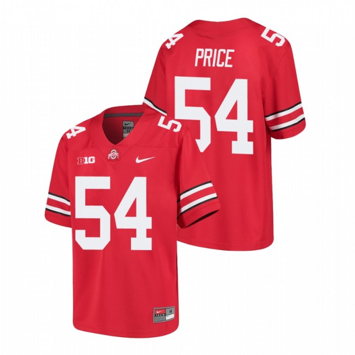 Ohio State Buckeyes Billy Price College Football Jersey Youth Scarlet