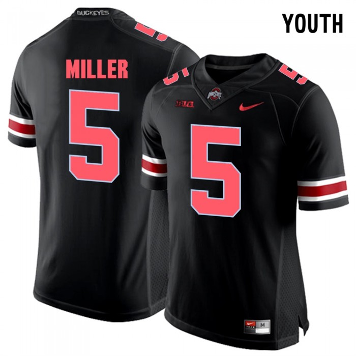 Youth Ohio State Buckeyes Football Blackout College Braxton Miller Jersey