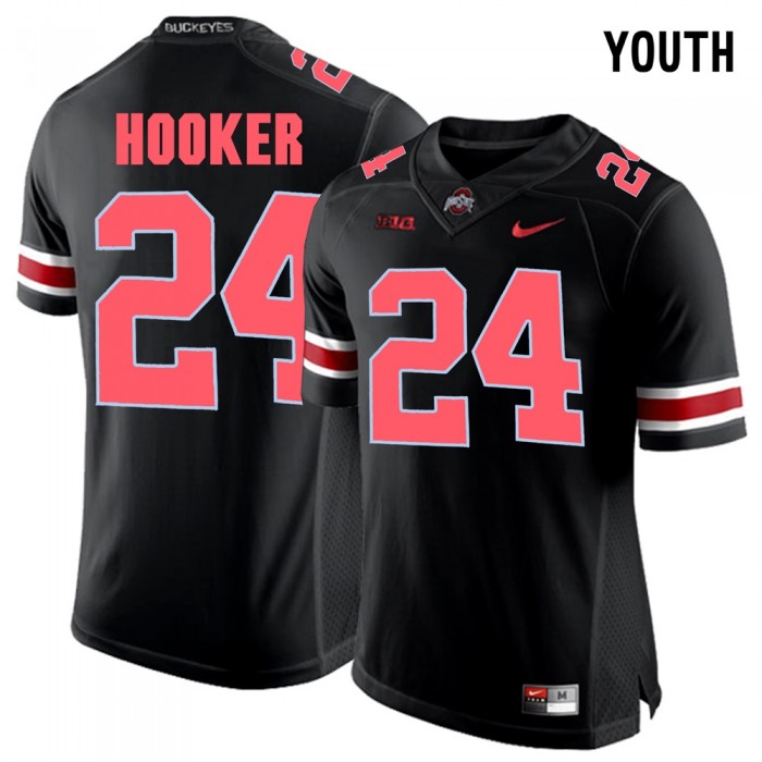 Youth Ohio State Buckeyes Football Blackout College Malik Hooker Jersey