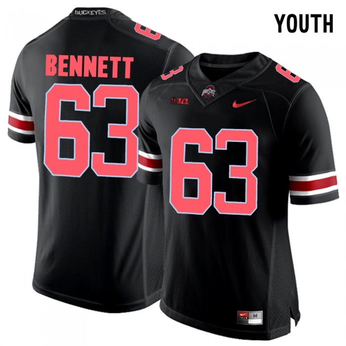 Youth Ohio State Buckeyes Football Blackout College Michael Bennett Jersey