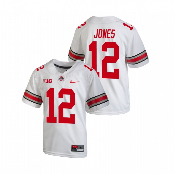 Ohio State Buckeyes Cardale Jones Replica College Football Jersey Youth White