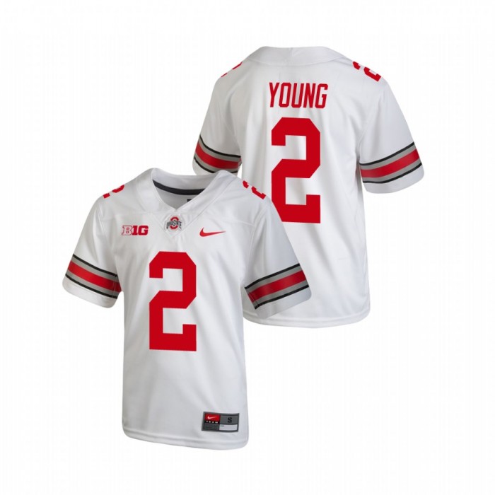 Ohio State Buckeyes Chase Young Replica College Football Jersey Youth White
