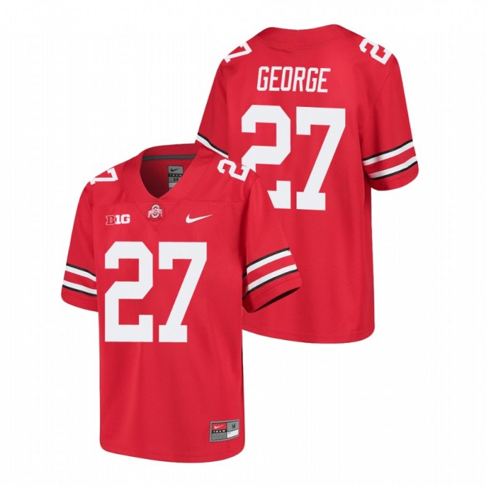 Ohio State Buckeyes Eddie George College Football Jersey Youth Scarlet