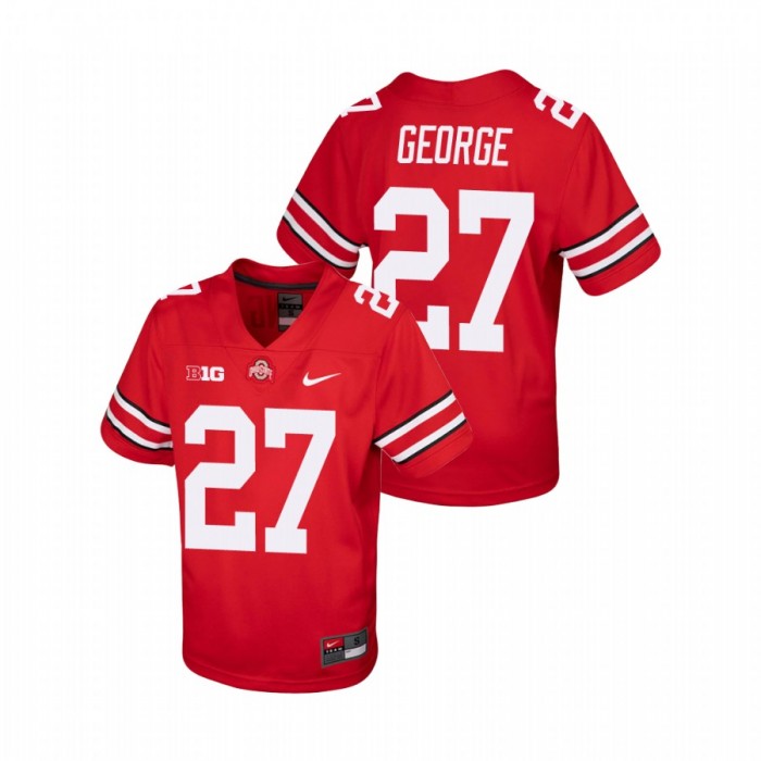 Ohio State Buckeyes Eddie George College Football Replica Jersey Youth Scarlet