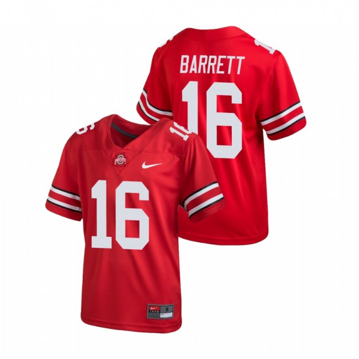 Ohio State Buckeyes J.T. Barrett Untouchable Football Jersey Youth Scarlet