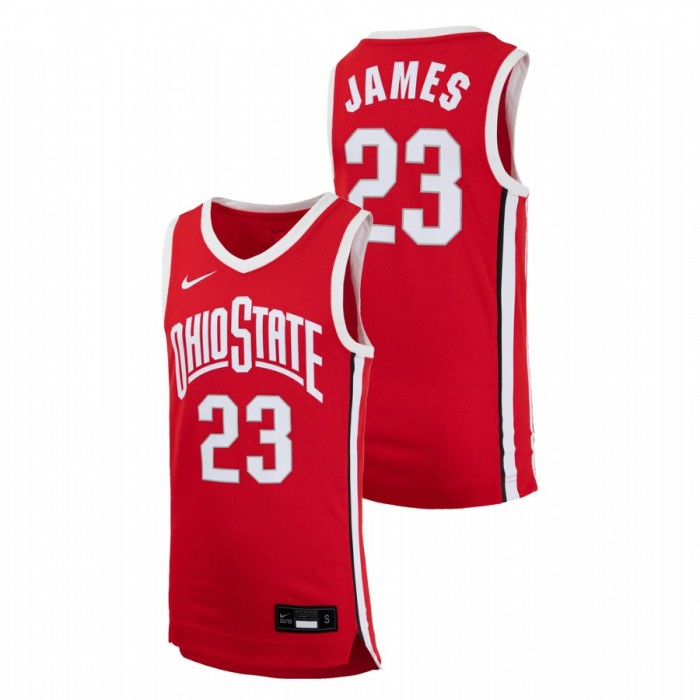 Ohio State Buckeyes LeBron James Jersey College Basketball Scarlet Replica Youth