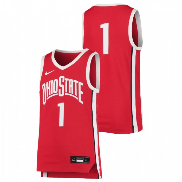 Youth Ohio State Buckeyes Scarlet College Basketball Replica Jersey