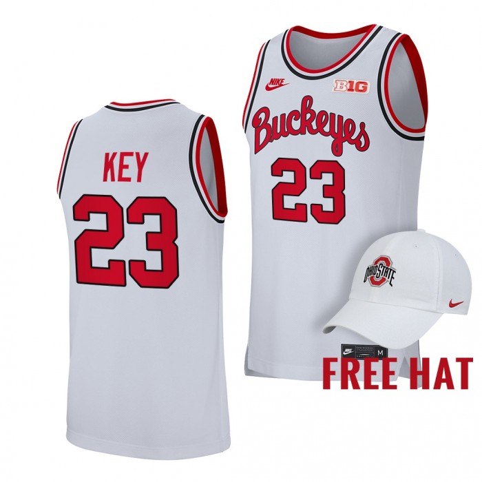 Ohio State Buckeyes Zed Key Key College Basketball Jersey Free Hat