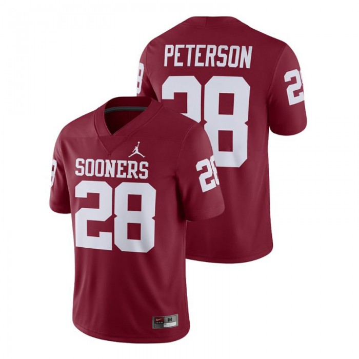 Adrian Peterson For Men Oklahoma Sooners Crimson Alumni Football Game Player Jersey