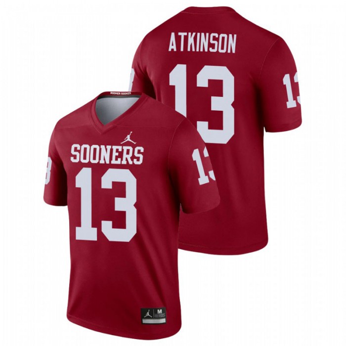 Colt Atkinson Oklahoma Sooners Legend Crimson Football Jersey
