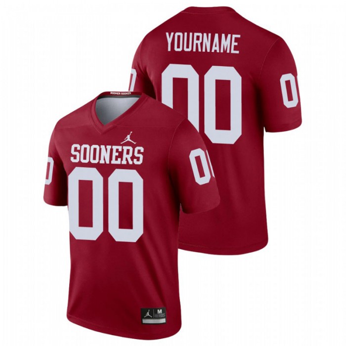 Custom Oklahoma Sooners Legend Crimson Football Jersey