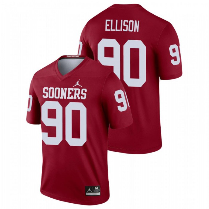 Josh Ellison Oklahoma Sooners Legend Crimson Football Jersey