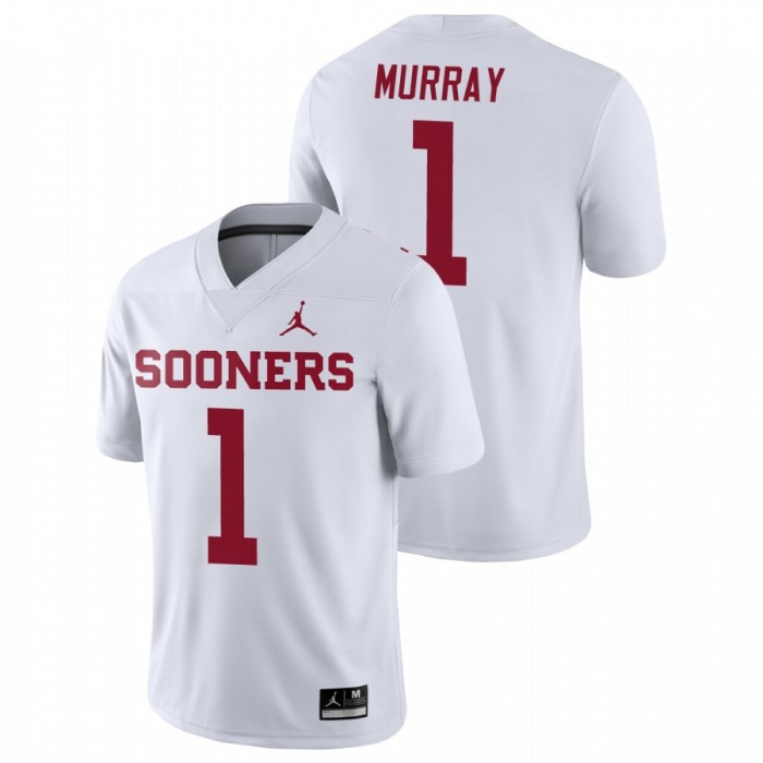 Oklahoma Sooners Game Kyler Murray Football Jersey White For Men