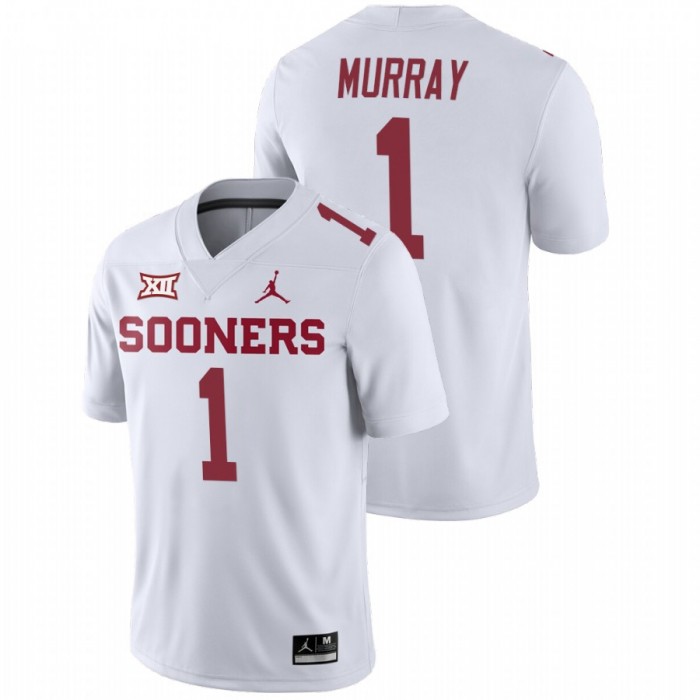 Kyler Murray Oklahoma Sooners College Football White Away Game Jersey