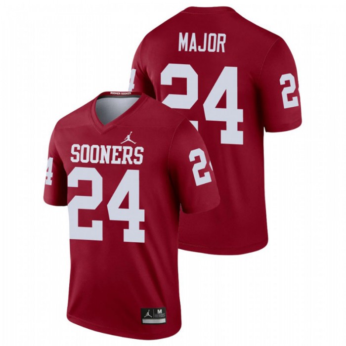 Marcus Major Oklahoma Sooners Legend Crimson Football Jersey