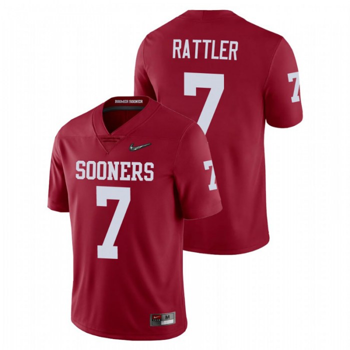 Spencer Rattler Oklahoma Sooners College Football Crimson Playoff Game Jersey
