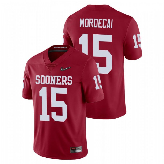 Tanner Mordecai Oklahoma Sooners College Football Crimson Playoff Game Jersey