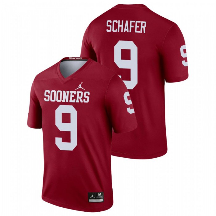 Tanner Schafer Oklahoma Sooners Legend Crimson Football Jersey
