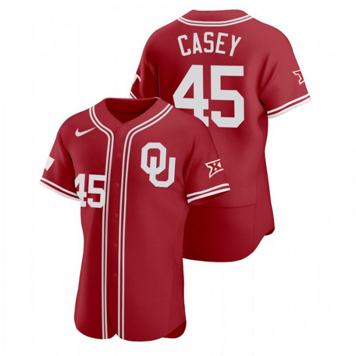Keller Casey Oklahoma Sooners Vapor Prime Red College Baseball Jersey