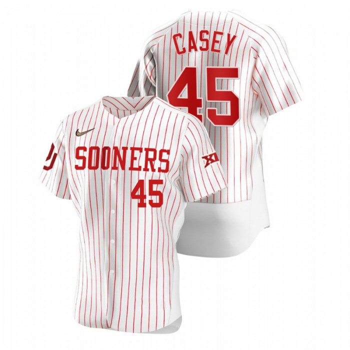 Keller Casey Oklahoma Sooners Vapor Prime White College Baseball Jersey