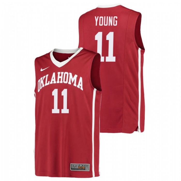 Oklahoma Sooners Trae Young Jersey Replica Red College Basketball Men