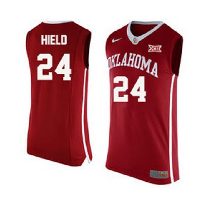 Oklahoma Sooners #24 Buddy Hield Red Basketball For Men Jersey