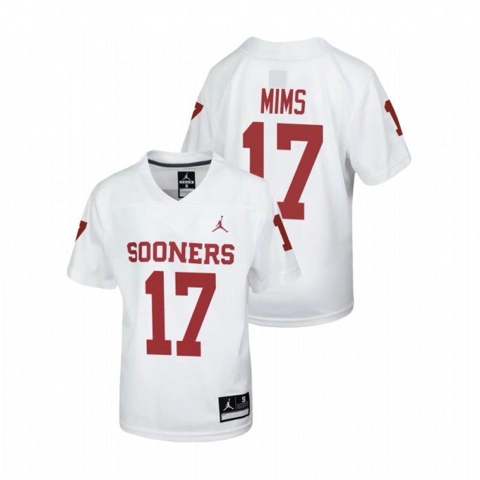 Oklahoma Sooners Marvin Mims Untouchable Football Jersey Youth White