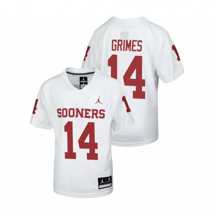 Oklahoma Sooners Reggie Grimes Untouchable Football Jersey Youth White