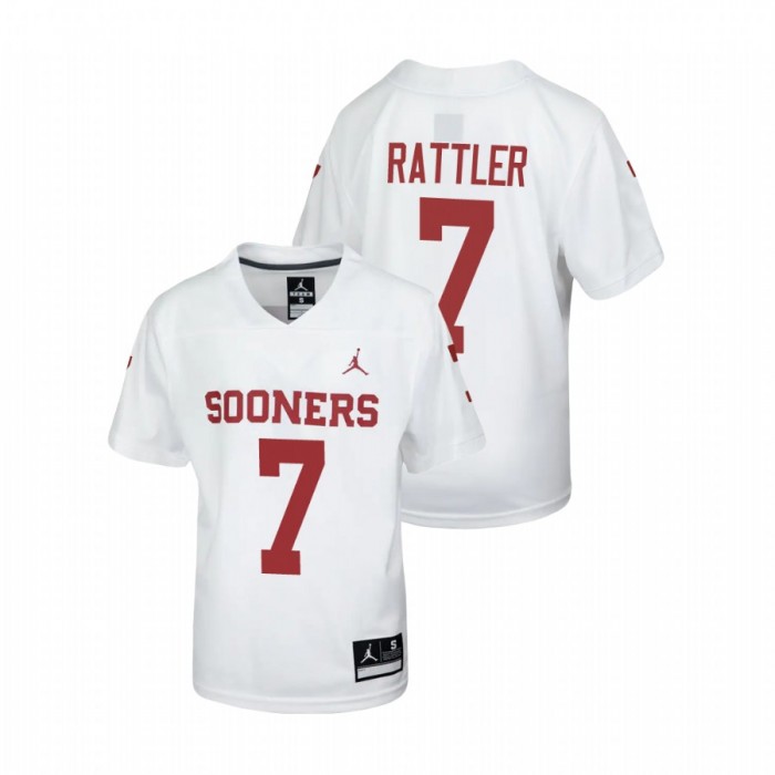 Oklahoma Sooners Spencer Rattler Untouchable Football Jersey Youth White